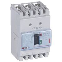 Автоматический выключатель DPX3 160 - термомагнитный расцепитель - 36 кА - 400 В~ - 3П - 25 А | код. 420081 |  Legrand 